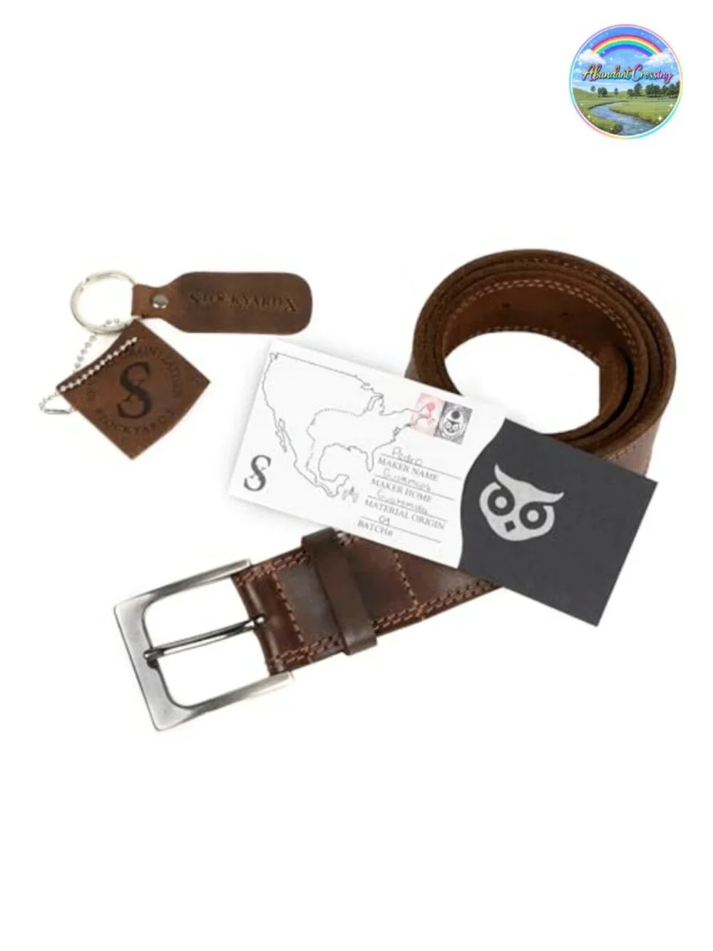 Handmade Full Grain Leather Belt for Men - Durable 1.5